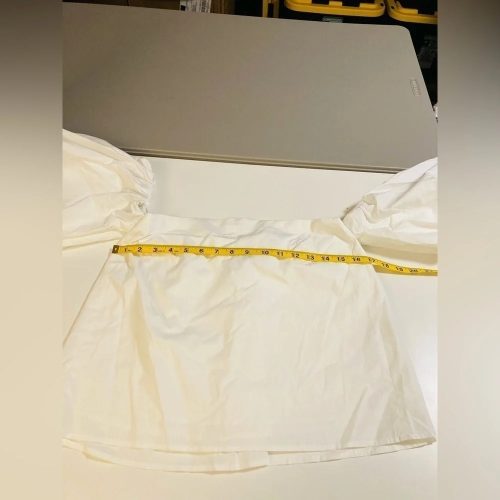 SOLD Free People Mare Mare Piera Cotton Top Size Medium White NWOT - Picture 10 of 12